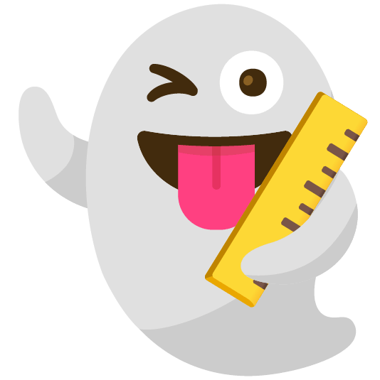 ghost straight ruler