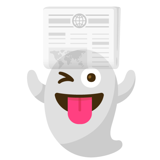 ghost newspaper