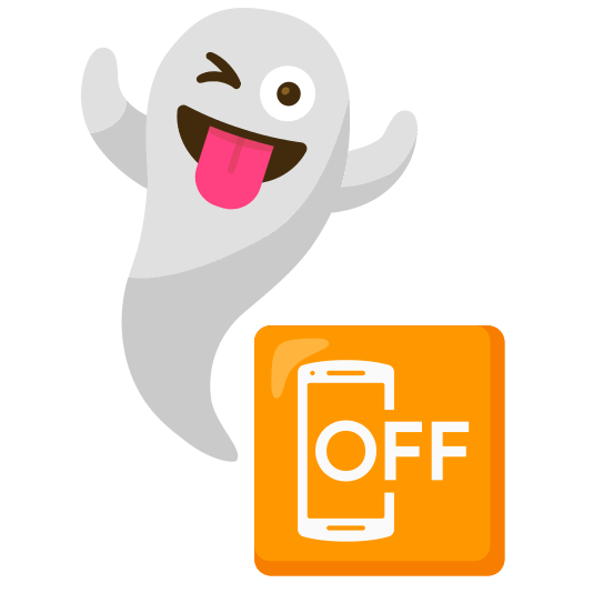 ghost mobile phone off