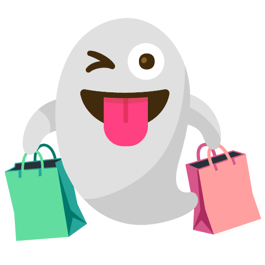 ghost shopping bags