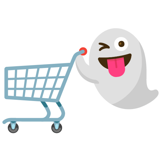 ghost shopping trolley