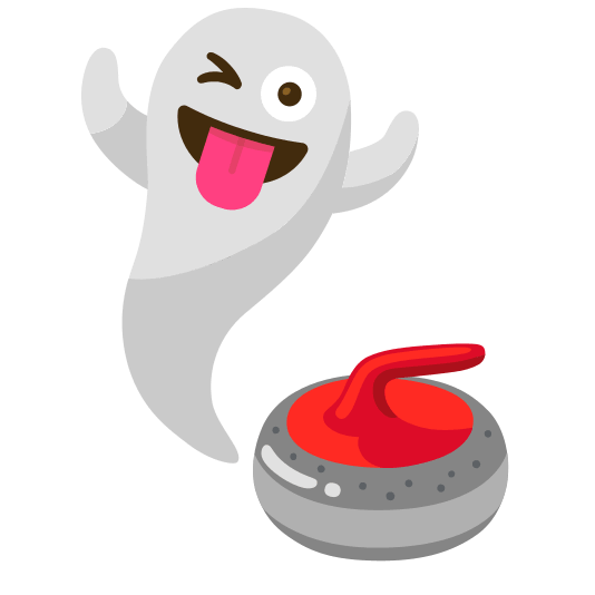 ghost curling stone
