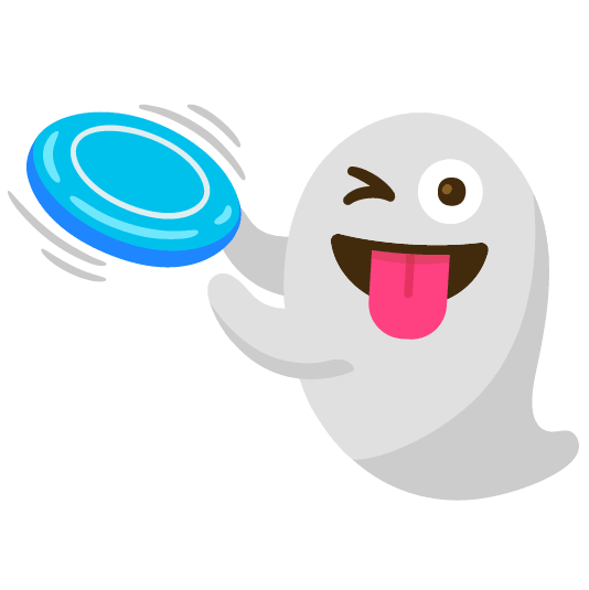 ghost flying disc