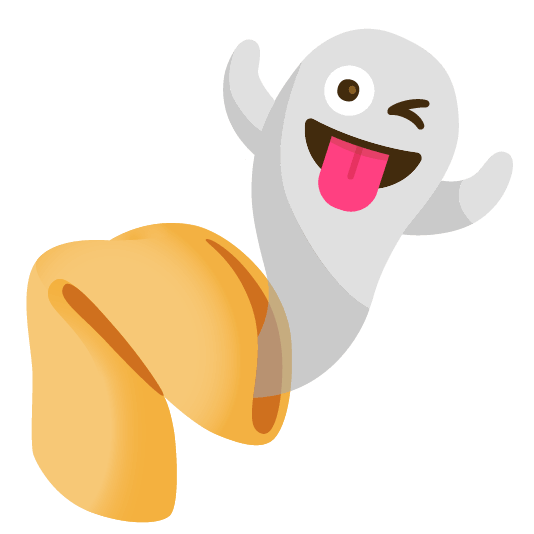 ghost fortune cookie