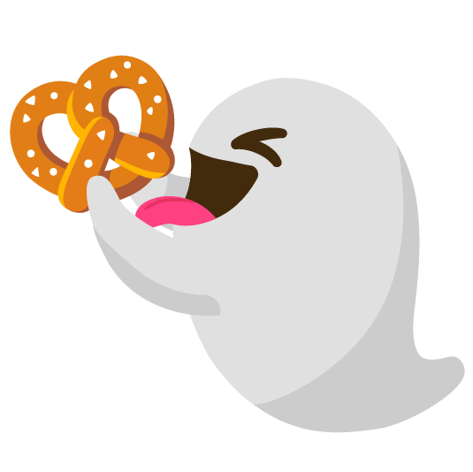 ghost pretzel