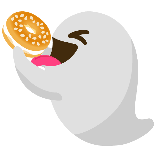 ghost bagel
