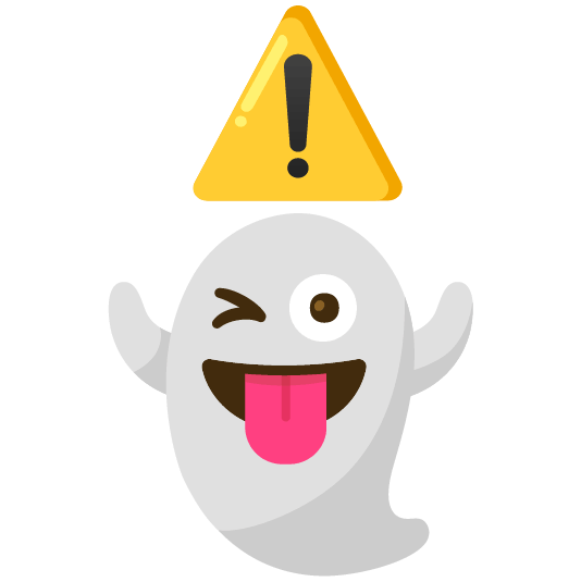 ghost warning