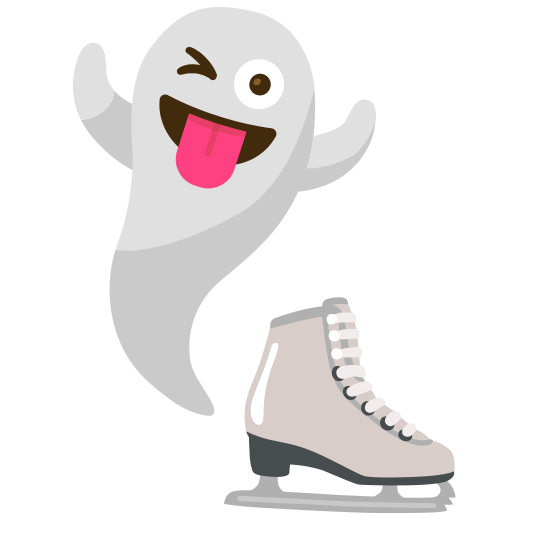 ghost ice skate