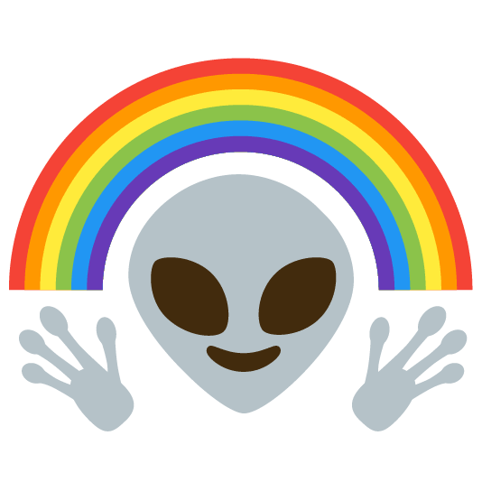 alien rainbow