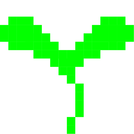 space invader seedling