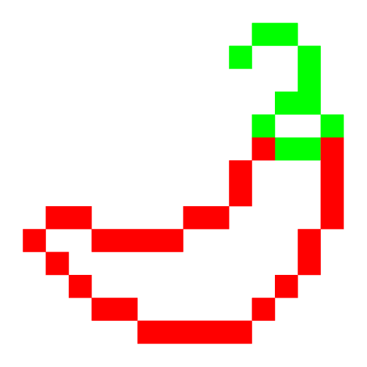 space invader hot pepper