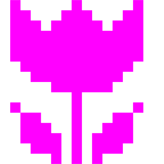 space invader tulip