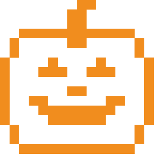 space invader jack o lantern