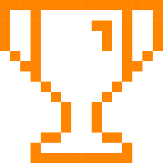 space invader trophy