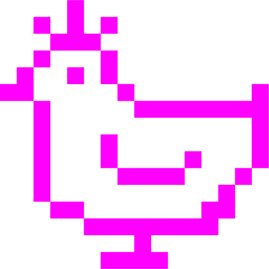 space invader chicken
