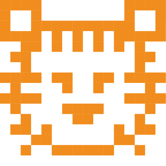 space invader tiger