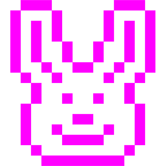 space invader rabbit