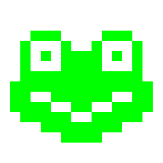 space invader frog