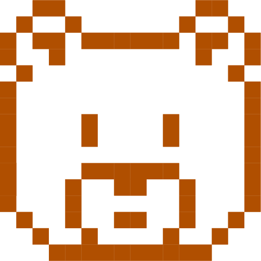 space invader bear