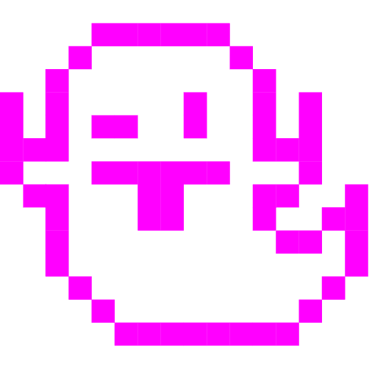 space invader ghost