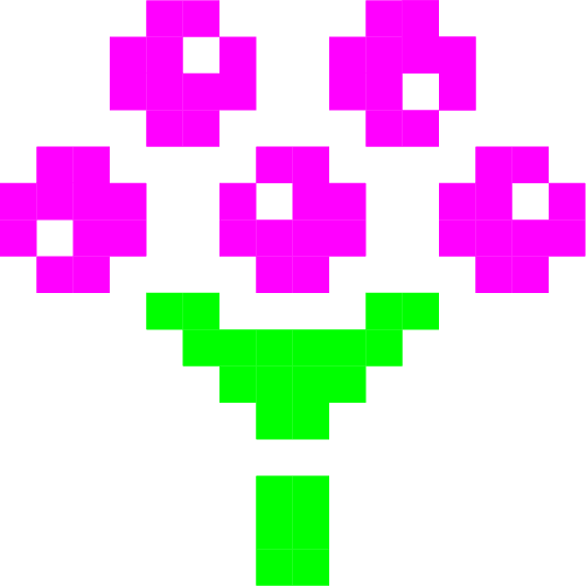 space invader bouquet