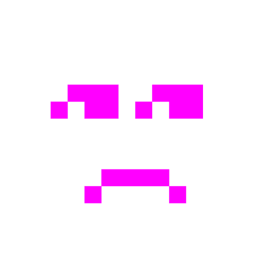 space invader unamused