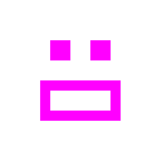 space invader frowning