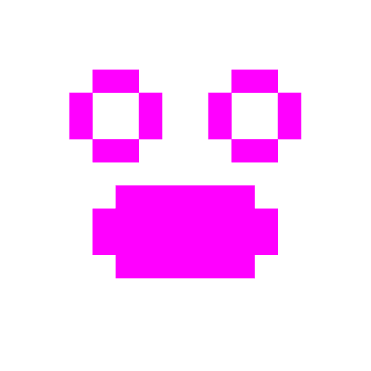 space invader open mouth