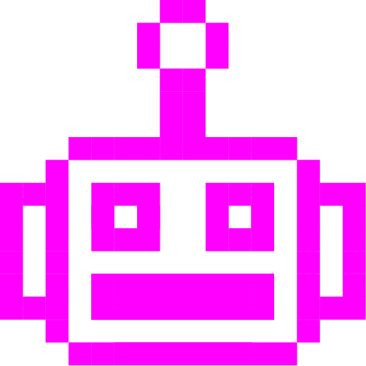 space invader robot face