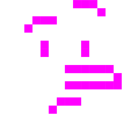 space invader lying face