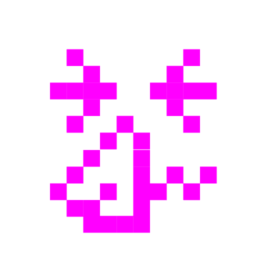 space invader sneezing face