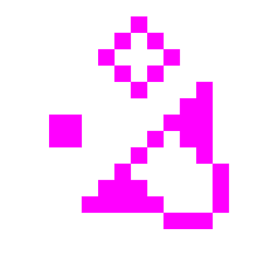 space invader zany face