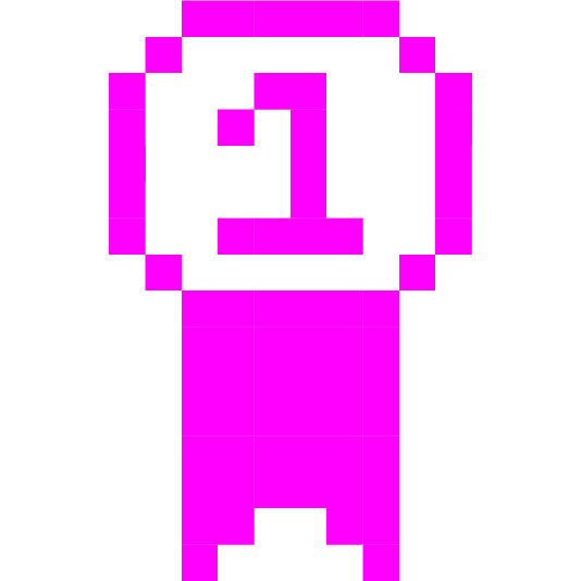 space invader first place medal