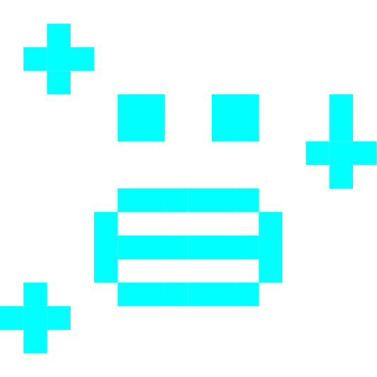 space invader cold face