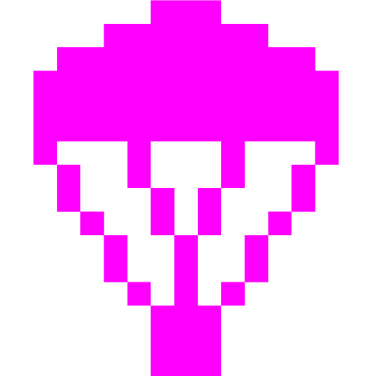 space invader parachute