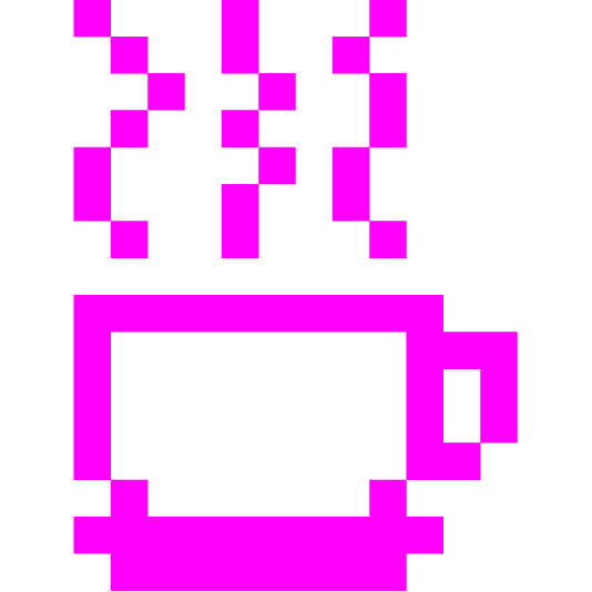 space invader coffee