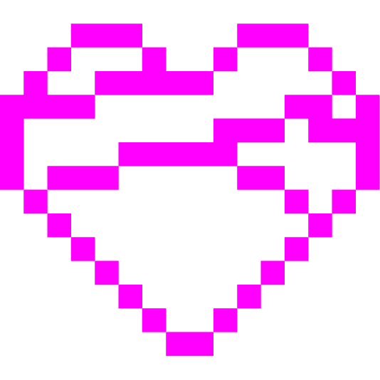 space invader mending heart