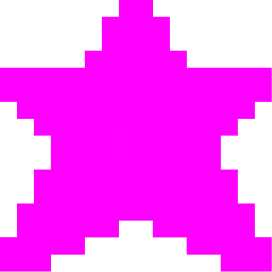 space invader star