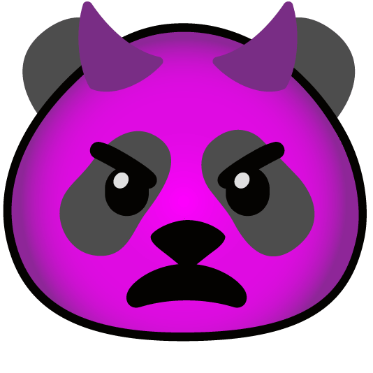 imp panda face