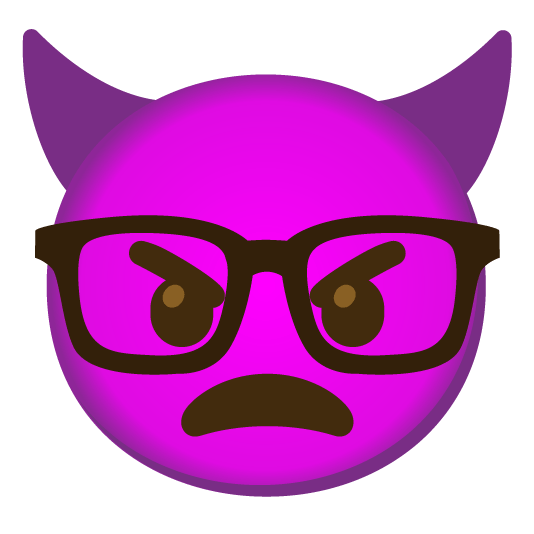 imp nerd face