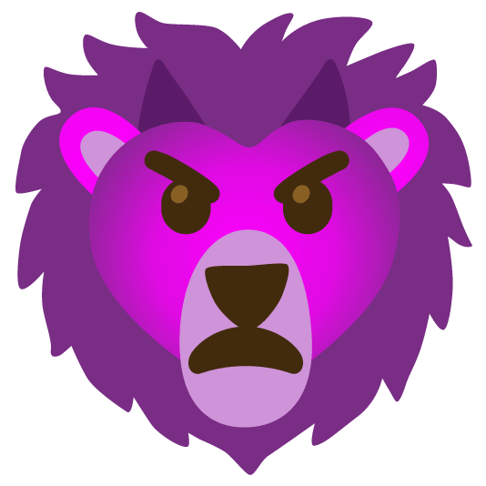 imp lion face