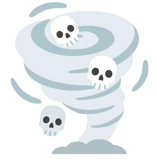 skull tornado