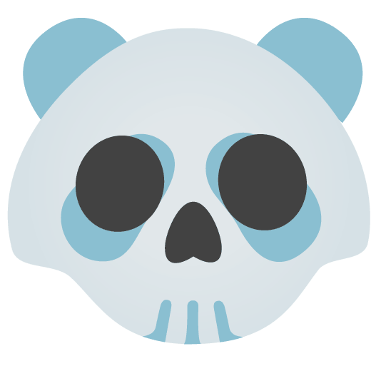 skull panda face