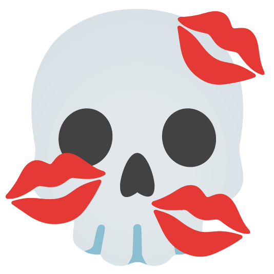 skull kiss