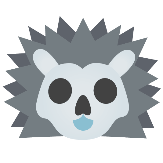 skull hedgehog