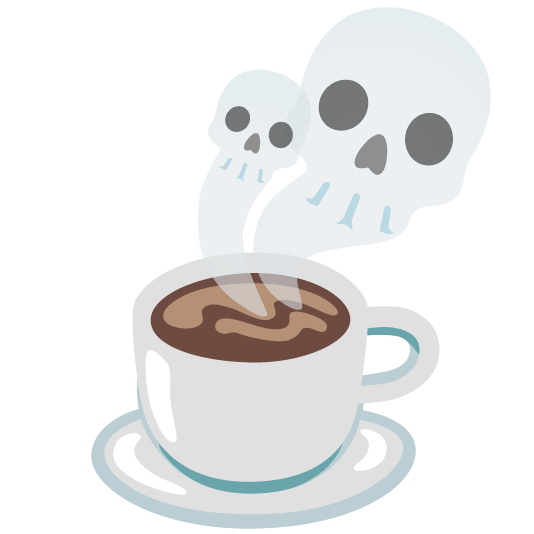 skull coffee