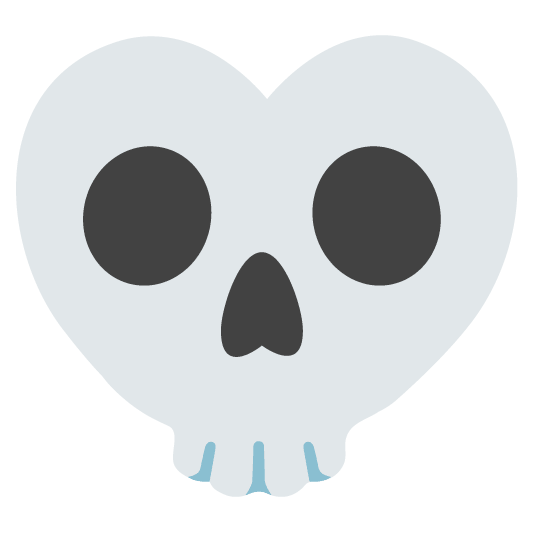 skull hearts
