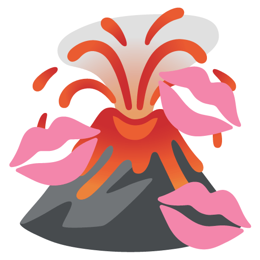 kiss volcano