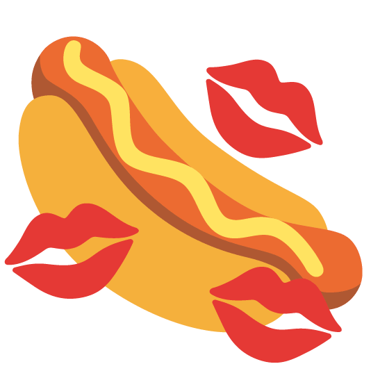kiss hotdog