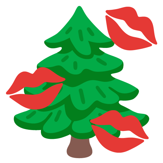 kiss evergreen tree